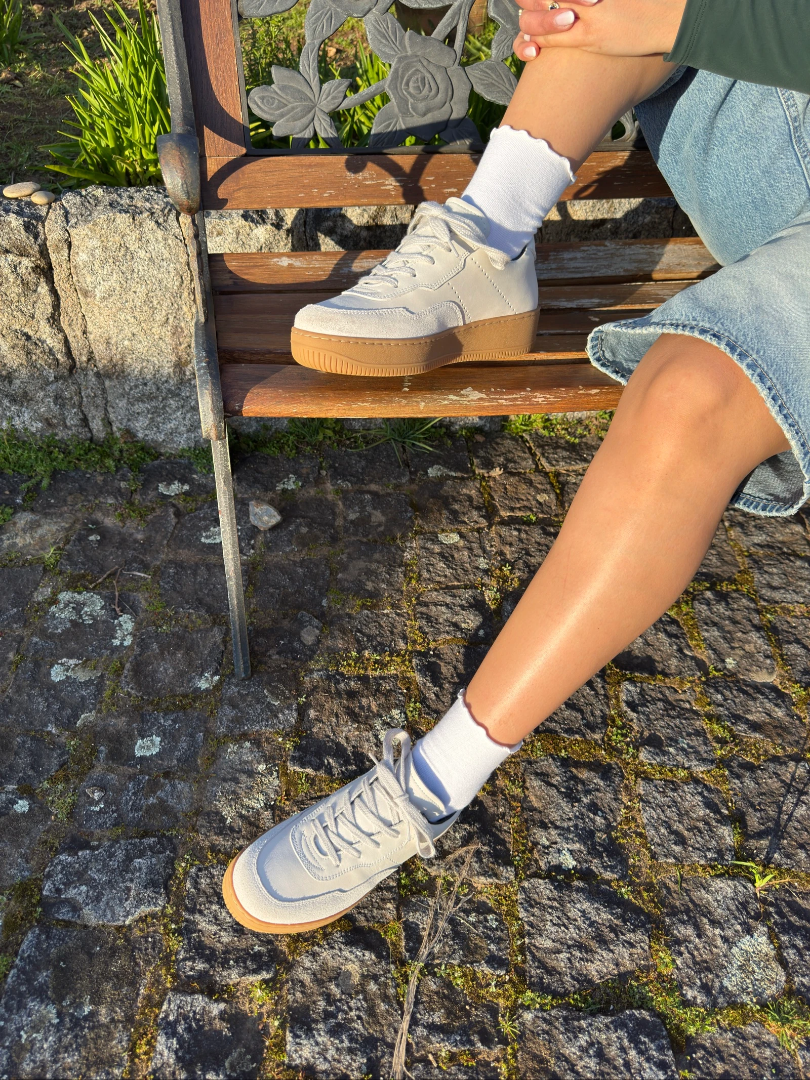 MHL Bejes sneakers van leer. – photo 9